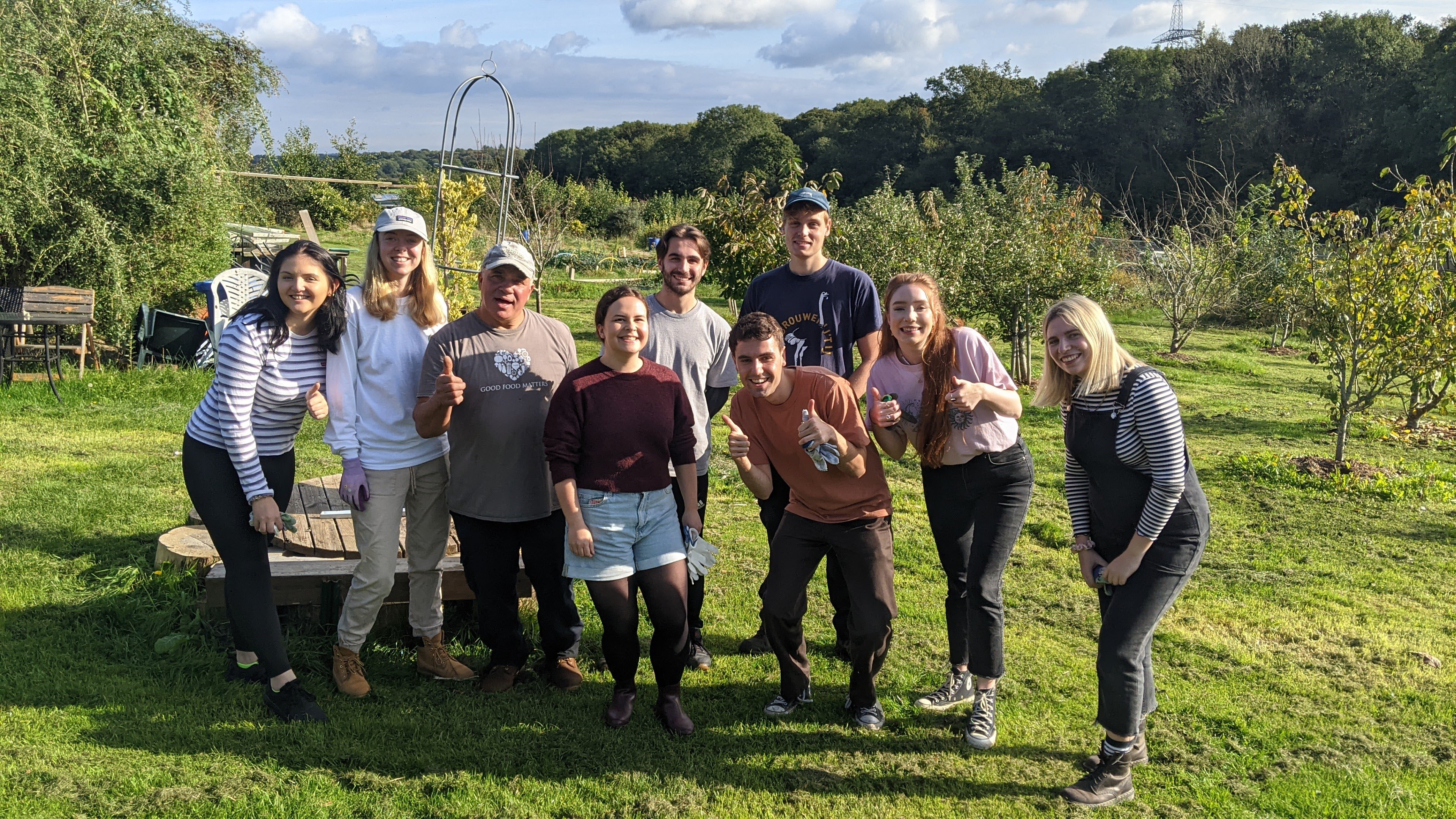 Frontiers employees at Good Food Matters