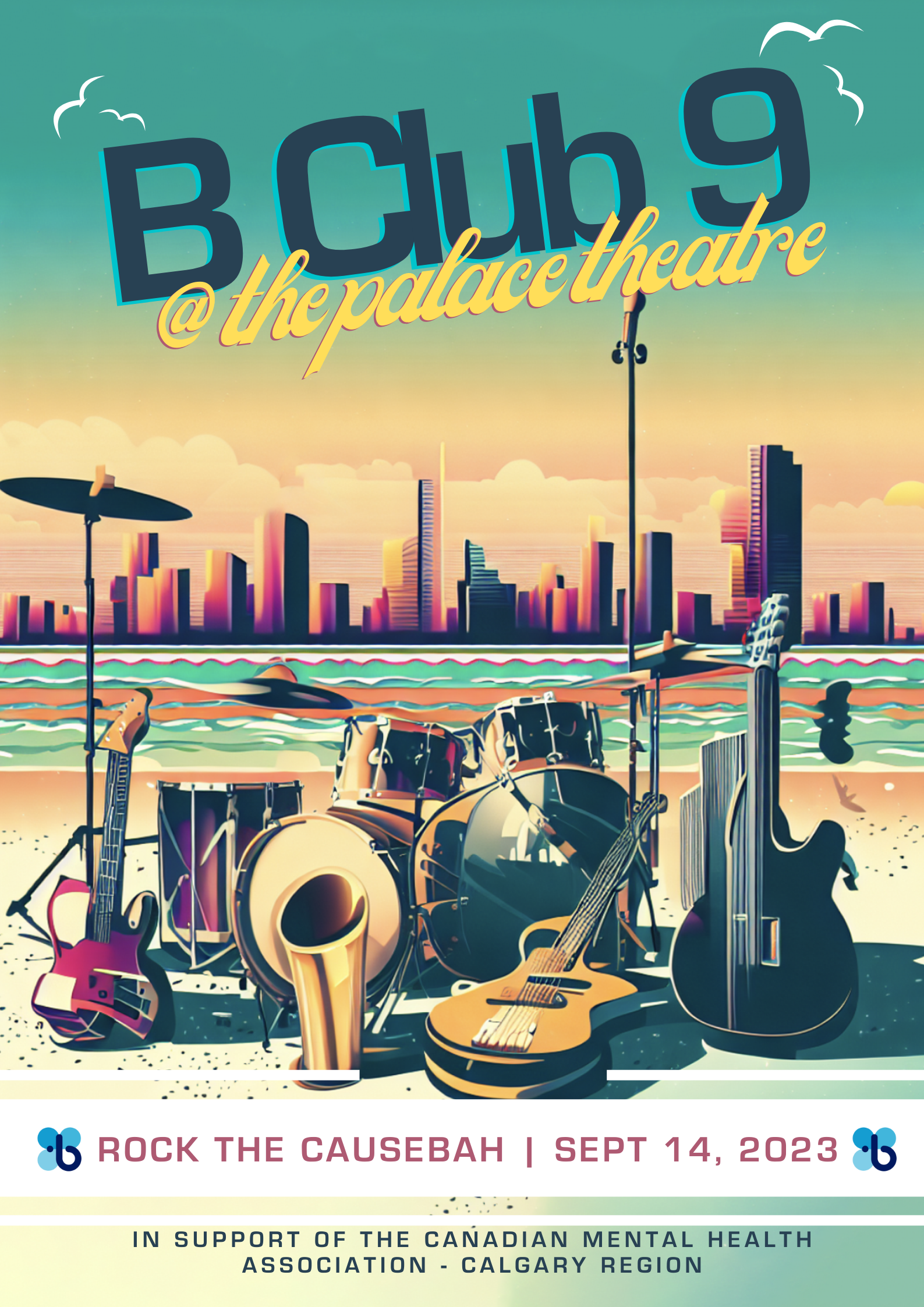 B Club 9 Concert Poster